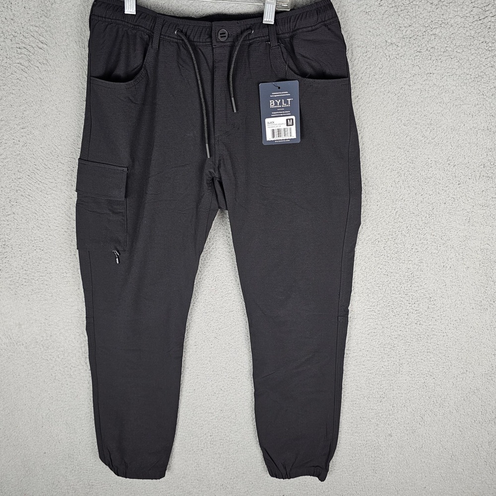 BYLT Jogger Men M Black Ripstop Jogger 2.0 MBJG0443_001_M Athletic Pants